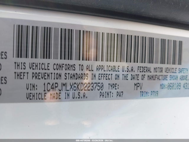 Jeep Cherokee Latitude Plus 4x4 2019 1C4PJMLX6KD223750 Image 9