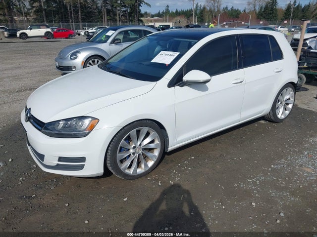 2015 Volkswagen Golf Tsi S 4-door მანქანა იყიდება აუქციონზე, vin: 3VW117AUXFM034705, აუქციონის ნომერი: 44709309