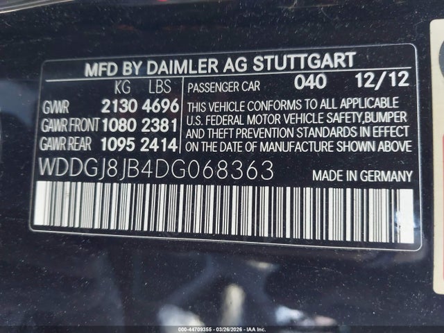 2013 MERCEDES-BENZ C 350 WDDGJ8JB4DG068363 Photo 8