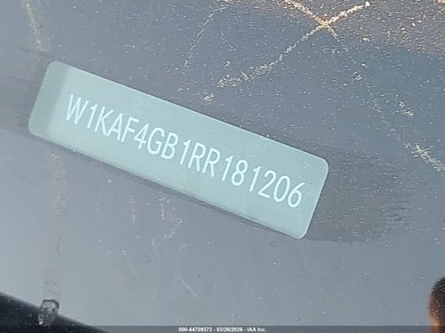 Aukcja sprzedaży 2024 Mercedes-benz C 300, vin: W1KAF4GB1RR181206, numer aukcji: 44709372