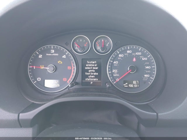 44709450 :رقم المزاد ، WAUKJAFM3CA103561 vin ، 2012 Audi A3 2.0 Tdi Premium مزاد بيع