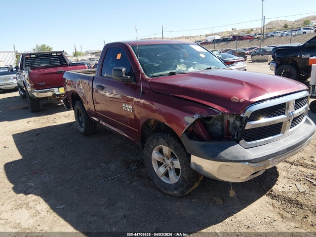 44709525 :رقم المزاد ، 3C6JR7AGXJG228154 vin ، 2018 Ram 1500 Tradesman  4x4 6'4 Box مزاد بيع