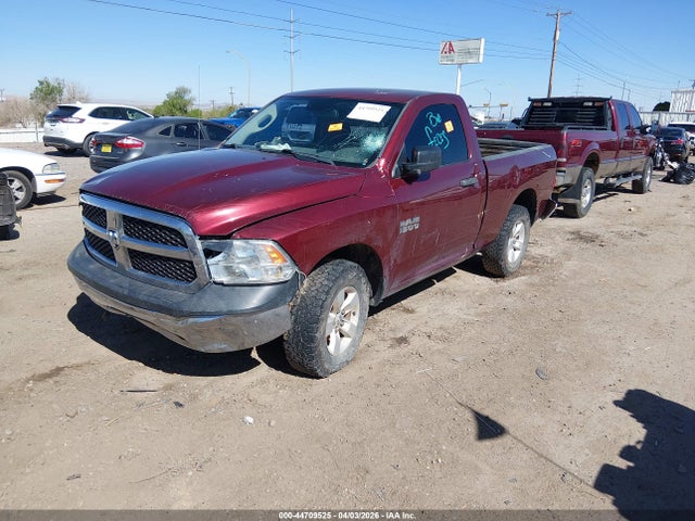 44709525 :رقم المزاد ، 3C6JR7AGXJG228154 vin ، 2018 Ram 1500 Tradesman  4x4 6'4 Box مزاد بيع