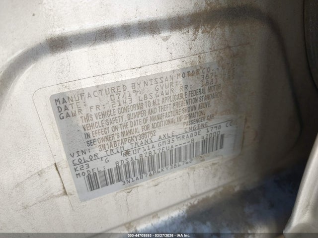 Nissan SENTRA S 2019 3N1AB7AP6KY386762 Image 9