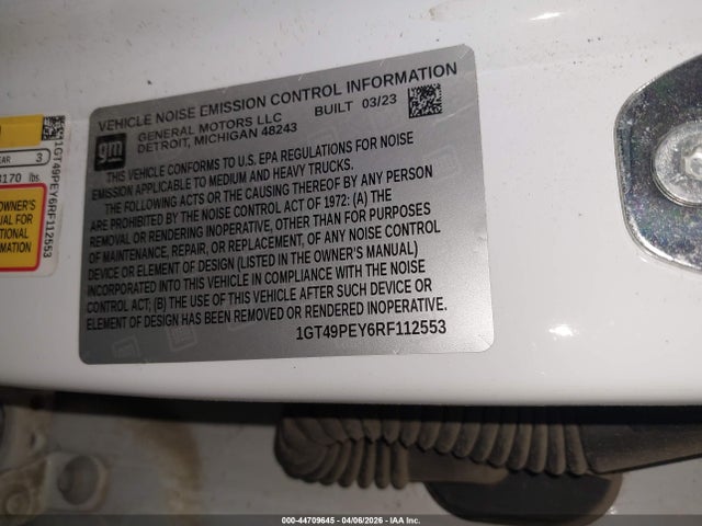 1GT49PEY6RF112553 GMC Sierra 2500hd 4wd Standard Bed At4