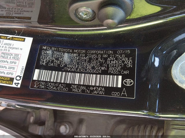 Продаж на аукціоні авто 2016 Scion Im, vin: JTNKARJEXGJ500624, номер лоту: 44709674