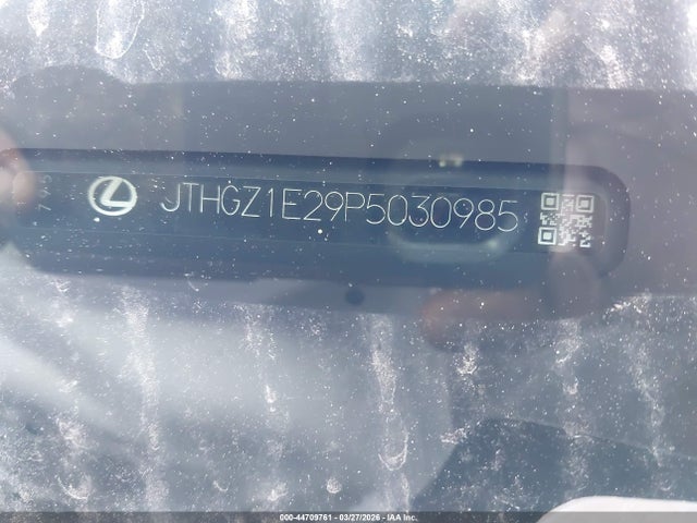 2023 Lexus Is 350 F Sport მანქანა იყიდება აუქციონზე, vin: JTHGZ1E29P5030985, აუქციონის ნომერი: 44709761