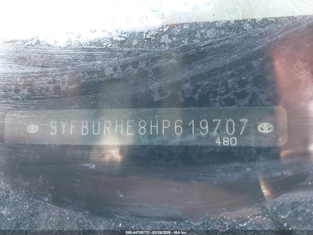 2017 TOYOTA COROLLA 5YFBURHE8HP619707 Photo 8