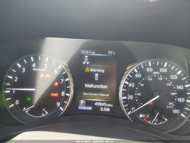 44709830 :رقم المزاد ، JN1EV7AR2LM256024 vin ، 2020 Infiniti Q50 Edition 30 Awd مزاد بيع
