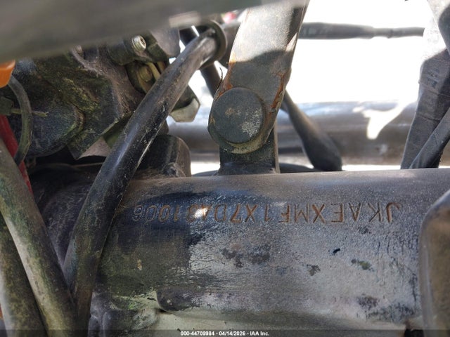 2007 Kawasaki Ex250 F მანქანა იყიდება აუქციონზე, vin: JKAEXMF1X7DA31006, აუქციონის ნომერი: 44709984