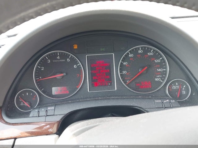 44710056 :رقم المزاد ، WAULT68E24A058969 vin ، 2004 Audi A4 3.0 مزاد بيع