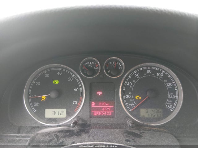44710063 :رقم المزاد ، WVWPD63B82P186450 vin ، 2002 Volkswagen Passat Gls مزاد بيع
