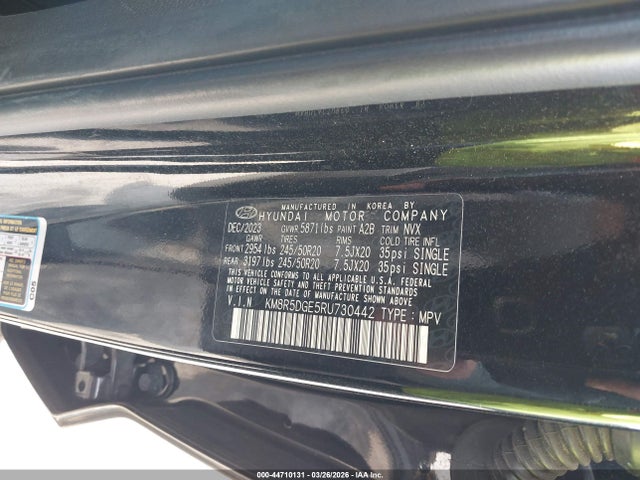 Продажа на аукционе авто 2024 Hyundai Palisade Limited, vin: KM8R5DGE5RU730442, номер лота: 44710131