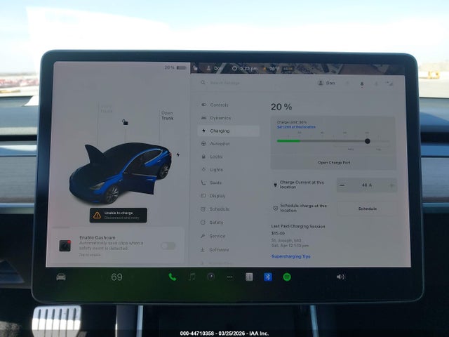 Aukcja sprzedaży 2020 Tesla Model 3 Performance Dual Motor All-wheel Drive, vin: 5YJ3E1EC3LF807819, numer aukcji: 44710358