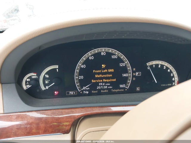 44710460 :رقم المزاد ، WDDNG86X99A256686 vin ، 2009 Mercedes-benz S 550 4matic مزاد بيع