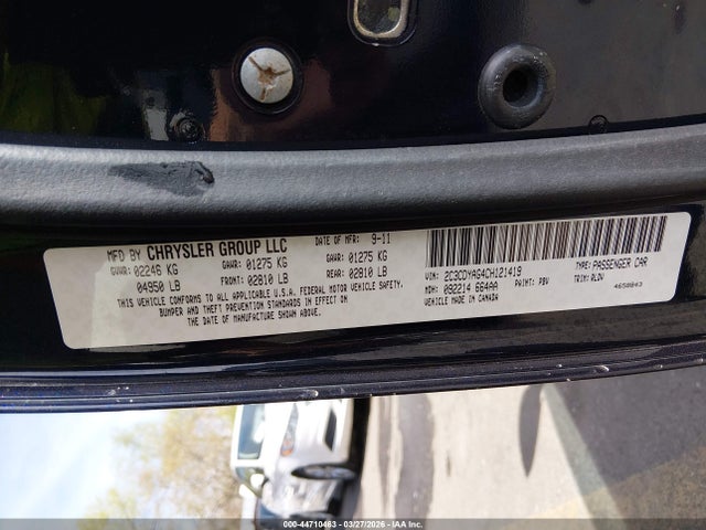 Продажа на аукционе авто 2012 Dodge Challenger Sxt, vin: 2C3CDYAG4CH121419, номер лота: 44710463