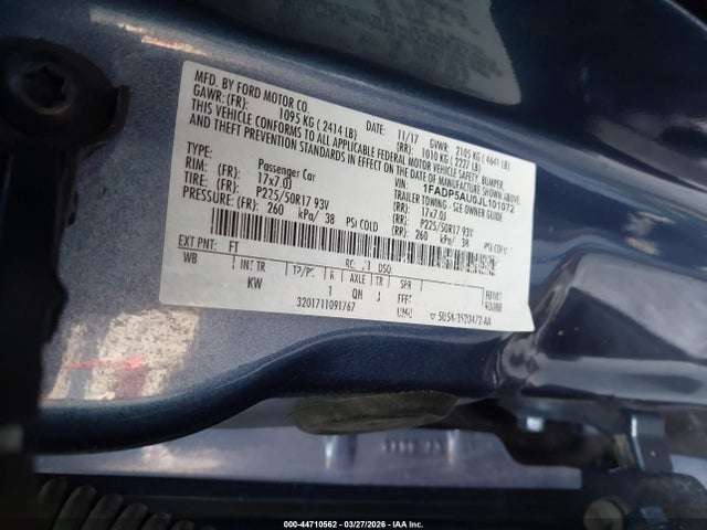Ford C-max Hybrid Se 2018 1FADP5AU0JL101072 Image 9