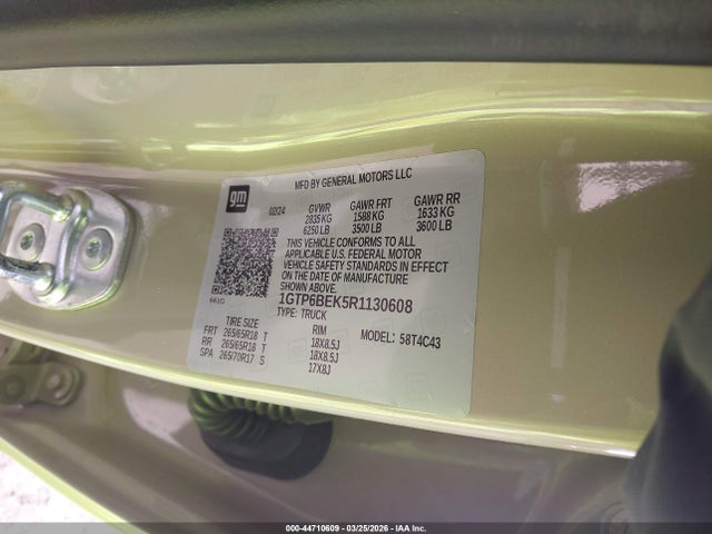 1GTP6BEK5R1130608 GMC Canyon 4wd Elevation