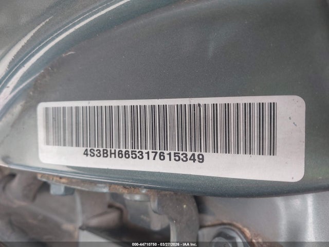 44710750 :رقم المزاد ، 4S3BH665317615349 vin ، 2001 Subaru Outback مزاد بيع