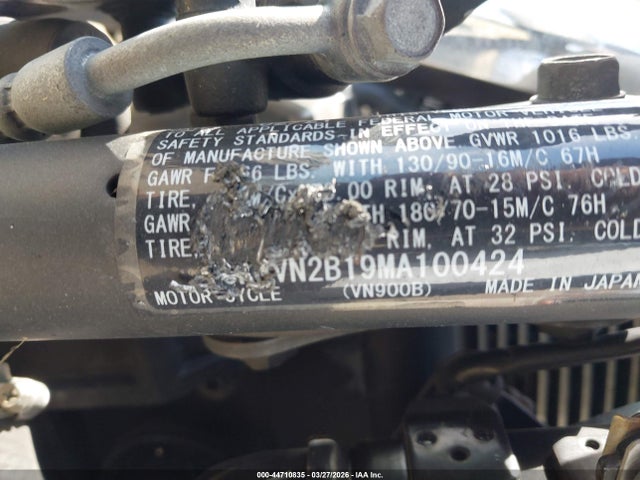 2021 KAWASAKI VN900 JKAVN2B19MA100424 Photo 9