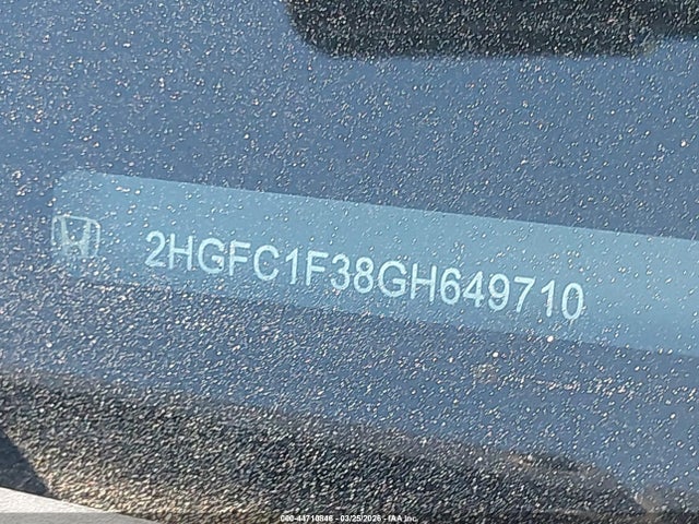 Honda Civic Ex-t 2016 2HGFC1F38GH649710 Image 9