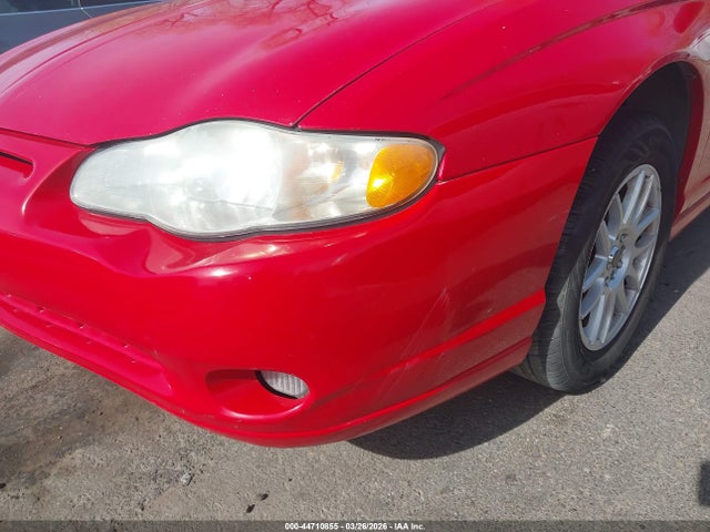 44710855 :رقم المزاد ، 2G1WX12K539196241 vin ، 2003 Chevrolet Monte Carlo Ss مزاد بيع