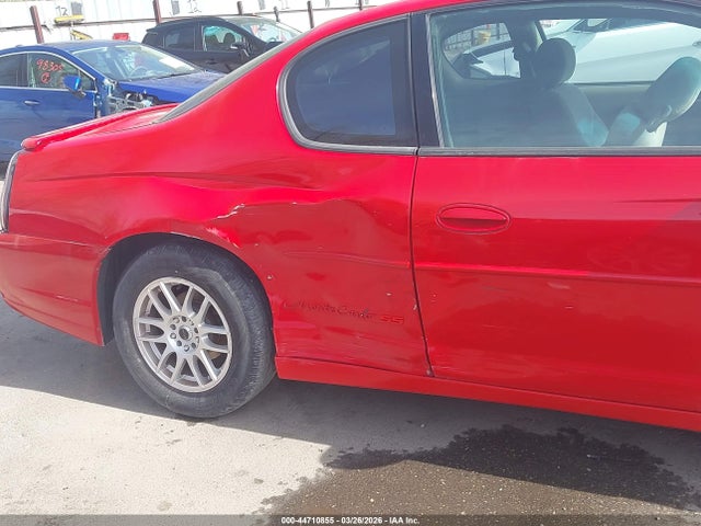 44710855 :رقم المزاد ، 2G1WX12K539196241 vin ، 2003 Chevrolet Monte Carlo Ss مزاد بيع