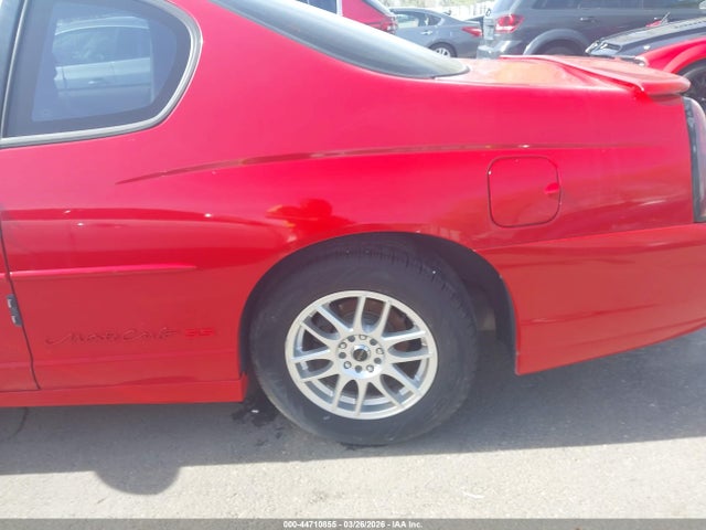 44710855 :رقم المزاد ، 2G1WX12K539196241 vin ، 2003 Chevrolet Monte Carlo Ss مزاد بيع
