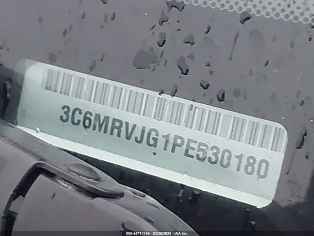 44710896 :رقم المزاد ، 3C6MRVJG1PE530180 vin ، 2023 Ram Promaster 3500 Cargo Van High Roof 159 Wb Ext مزاد بيع