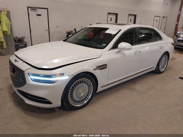 44710913 :رقم المزاد ، KMTF54PH8LU076580 vin ، 2020 Genesis G90 5.0 Ultimate Awd مزاد بيع