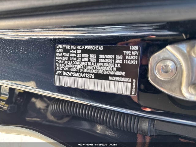 2021 PORSCHE CAYENNE COUPE WP1BA2AY2MDA41376 Photo 8