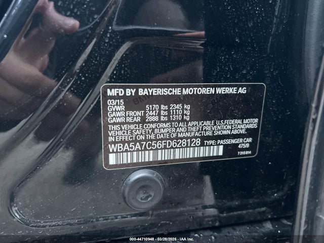 2015 BMW 528I WBA5A7C56FD628128 Photo 8