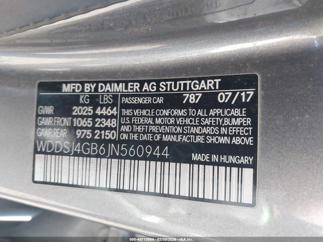 2018 MERCEDES-BENZ CLA 250 WDDSJ4GB6JN560944 Photo 8