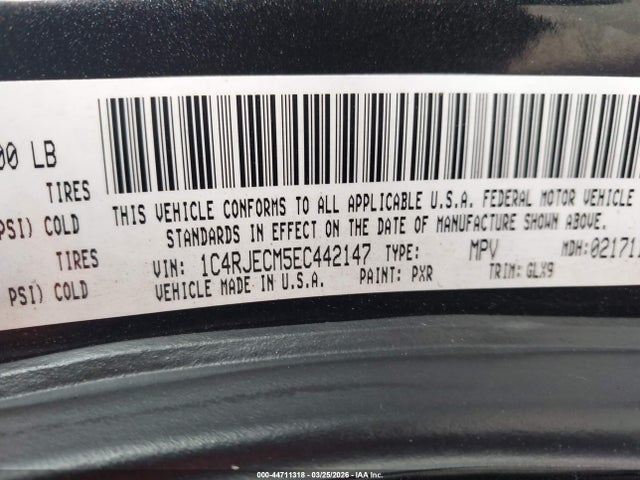 2014 JEEP GRAND CHEROKEE 1C4RJECM5EC442147 Photo 8