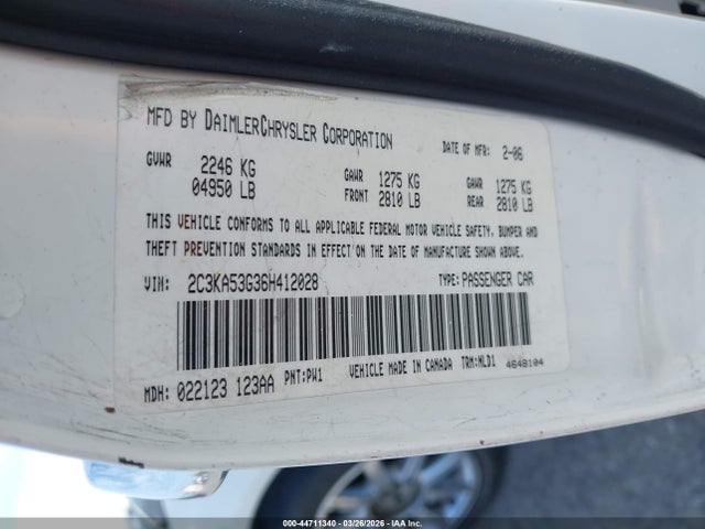 2006 CHRYSLER 300 2C3KA53G36H412028 Photo 8