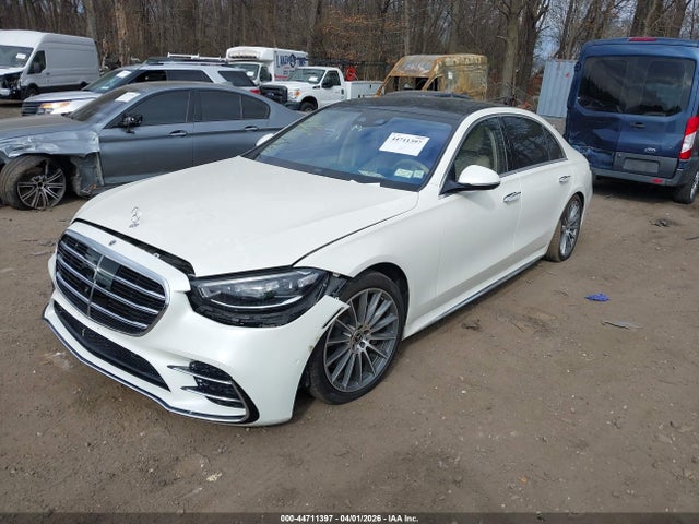 44711397 :رقم المزاد ، W1K6G7GB1NA069180 vin ، 2022 Mercedes-benz S 580 4matic مزاد بيع