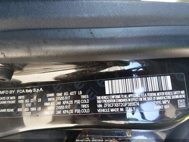 2016 FIAT 500X ZFBCFXBT2GP385674 Photo 8