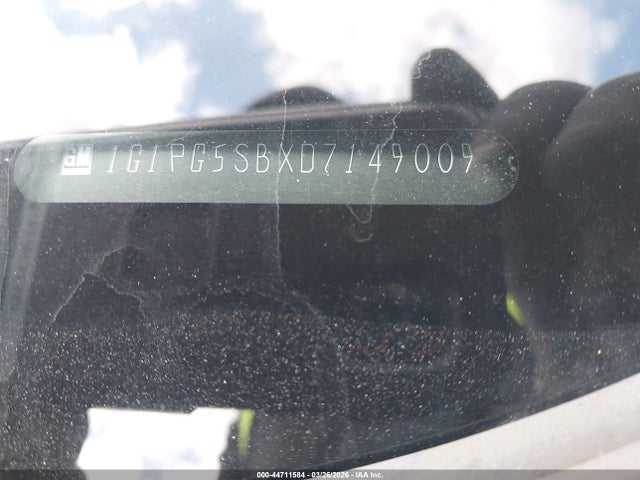 Aukcja sprzedaży 2013 Chevrolet Cruze Ltz, vin: 1G1PG5SBXD7149009, numer aukcji: 44711584