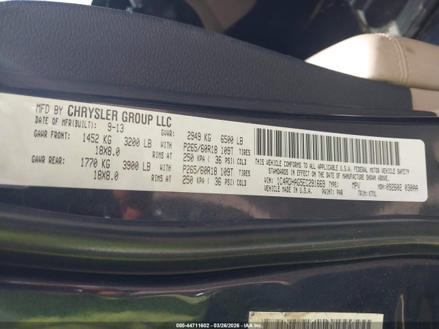 Dodge Durango Sxt 2014 1C4RDHAG5EC291669 Image 9