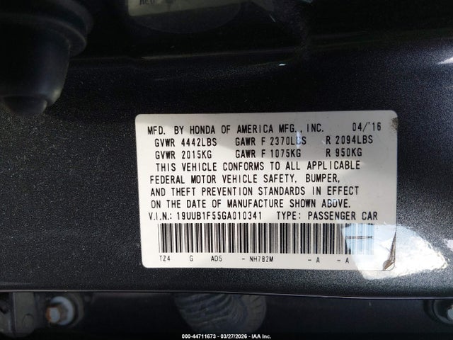 Продаж на аукціоні авто 2016 Acura Tlx Tech, vin: 19UUB1F55GA010341, номер лоту: 44711673