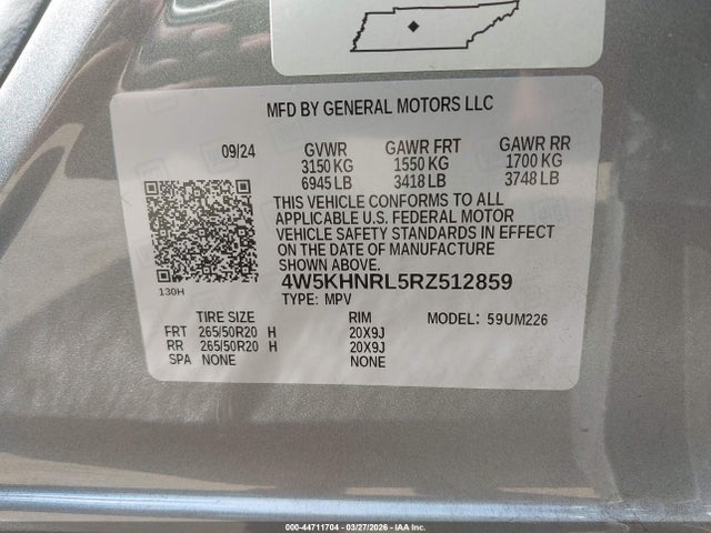 4W5KHNRL5RZ512859 Acura Zdx A-spec