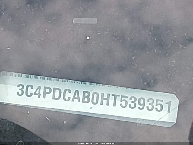 Aukcja sprzedaży 2017 Dodge Journey Se, vin: 3C4PDCAB0HT539351, numer aukcji: 44711789