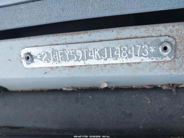 44711795 :رقم المزاد ، 2J4FY59T4KJ148473 vin ، 1989 Jeep Wrangler / Yj Laredo مزاد بيع