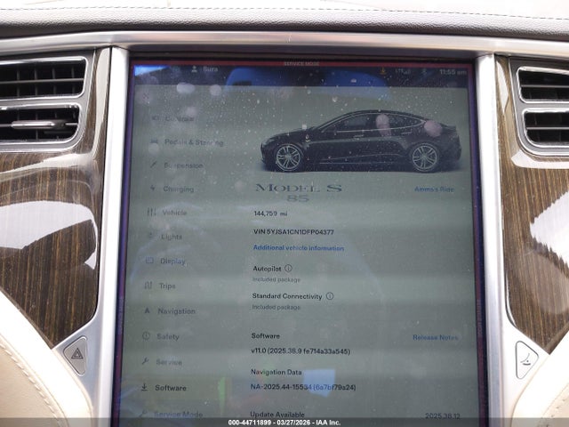 Aukcja sprzedaży 2013 Tesla Model S, vin: 5YJSA1CN1DFP04377, numer aukcji: 44711899