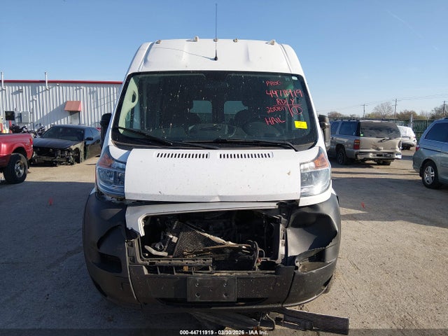 2021 Ram Promaster 2500 High Roof 159 Wb მანქანა იყიდება აუქციონზე, vin: 3C6LRVDG6ME513961, აუქციონის ნომერი: 44711919