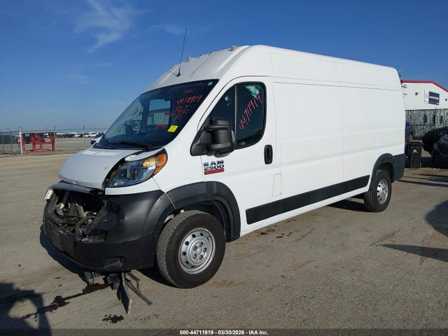 2021 Ram Promaster 2500 High Roof 159 Wb მანქანა იყიდება აუქციონზე, vin: 3C6LRVDG6ME513961, აუქციონის ნომერი: 44711919