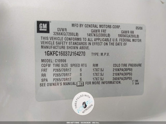 Продажа на аукционе авто 2007 Gmc Yukon Xl 1500 Slt, vin: 1GKFC16037J164270, номер лота: 44711940