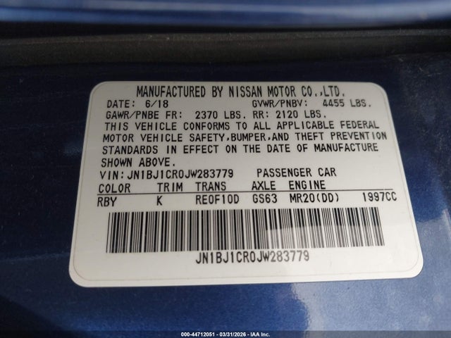 2018 NISSAN ROGUE SPORT JN1BJ1CR0JW283779 Photo 8