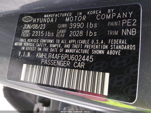 Продаж на аукціоні авто 2023 Hyundai Elantra N Line, vin: KMHLR4AF6PU602445, номер лоту: 44712054