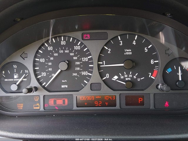 Продажа на аукционе авто 2003 Bmw 325i, vin: WBAET37483NJ24609, номер лота: 44712188